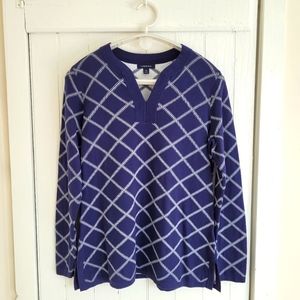 Women's Land's End cotton sweater size M (10-12)